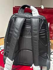 Fortok Gucci Medium Jumbo GG backpack in black leather Black 35.5x 40x 17cm - 4