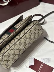 Fortok Gucci Ophidia medium top handle bag Brown 24×17.5×11.5cm - 5