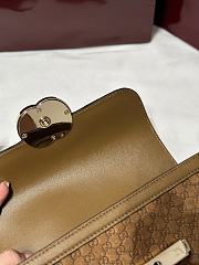 Fortok  Gucci GG Marmont small shoulder bag in a Brown 1.5×14x9cm  - 4