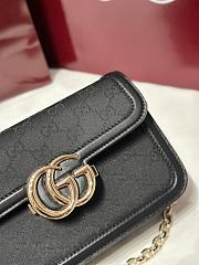 Fortok  Gucci Ophidia GG Supreme shoulder bag Black 1.5 x 14 x 9 cm - 2