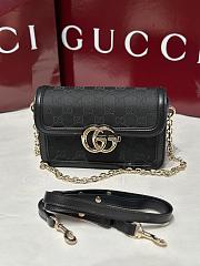Fortok  Gucci Ophidia GG Supreme shoulder bag Black 1.5 x 14 x 9 cm - 1