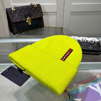 Fortok Prada Beanie Neon Yellow