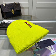 Fortok Prada Beanie Neon Yellow - 4