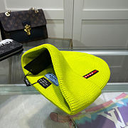 Fortok Prada Beanie Neon Yellow - 2