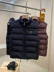 Fortok Prada Re-Nylon Down Vest Black/Brown - 1