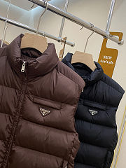 Fortok Prada Re-Nylon Down Vest Black/Brown - 3