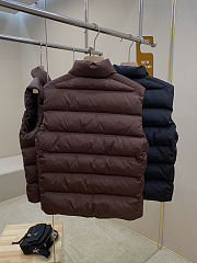 Fortok Prada Re-Nylon Down Vest Black/Brown - 2