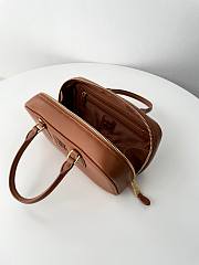 Fortok Miu Miu Arcadie Leather Medium Bag Brown 12×27×9cm - 2