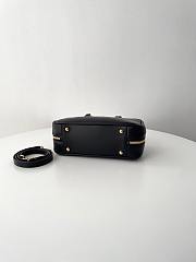 Fortok Miu Miu Arcadie Leather Medium Bag Black 12×27×9cm - 2