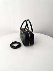 Fortok Miu Miu Arcadie Leather Medium Bag Black 12×27×9cm - 4