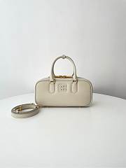 Fortok Miu Miu Arcadie Leather Medium Bag Ivory 12×27×9cm - 1