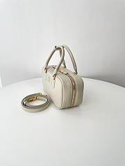 Fortok Miu Miu Arcadie Leather Medium Bag Ivory 12×27×9cm - 2