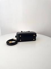 Fortok Miu Miu Arcadie Leather Small Bag Black 10.5×22×7.5cm - 6
