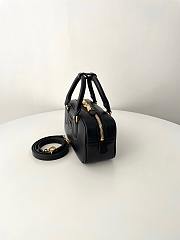 Fortok Miu Miu Arcadie Leather Small Bag Black 10.5×22×7.5cm - 2