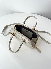 Fortok Miu Miu Arcadie Leather Mini Bag Ivory 10×19×5cm - 2