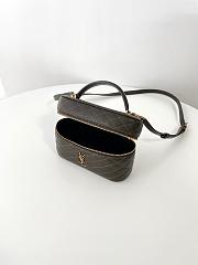 Fortok Saint Laurent Gaby Vanity Bag in Lambskin Green 18x11x6.5cm - 4