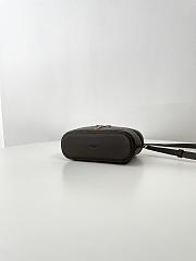 Fortok Saint Laurent Gaby Vanity Bag in Lambskin Green 18x11x6.5cm - 2