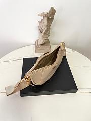 Fortok Prada Re-Nylon Demi-lune shoulder bag Camel Brown 30 x 13.5 x 6cm - 6