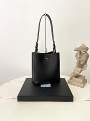 Fortok Prada Medium leather bag Black 21.5×22.5×13cm - 2