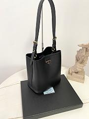 Fortok Prada Medium leather bag Black 21.5×22.5×13cm - 4