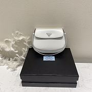 Fortok Prada Pre-Owned Mini Cleo Handbag White 22×15.5×4cm - 1
