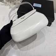 Fortok Prada Pre-Owned Mini Cleo Handbag White 22×15.5×4cm - 4