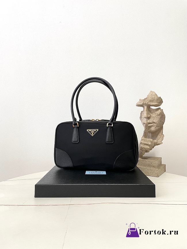 Fortok Prada medium Re-Edition 1978 tote bag Black 30×17.5×9cm - 1