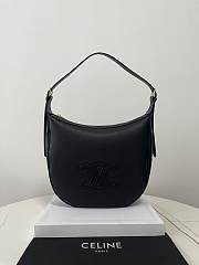 Fortok Celine HELOÏSE BAG IN SUPPLE GRAINED CALFSKIN Black 30×28.5×8cm - 1