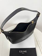 Fortok Celine HELOÏSE BAG IN SUPPLE GRAINED CALFSKIN Black 30×28.5×8cm - 6