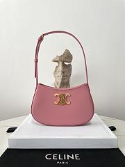 Fortok Celine MEDIUM TILLY BAG IN shiny calfskin Pink 22×13.5×4cm - 1