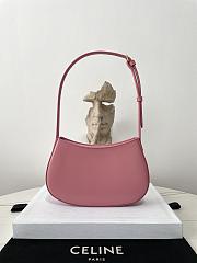 Fortok Celine MEDIUM TILLY BAG IN shiny calfskin Pink 22×13.5×4cm - 2