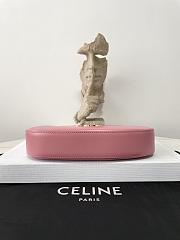 Fortok Celine MEDIUM TILLY BAG IN shiny calfskin Pink 22×13.5×4cm - 3