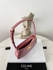 Fortok Celine MEDIUM TILLY BAG IN shiny calfskin Pink 22×13.5×4cm - 6