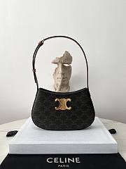 Fortok Celine MEDIUM TILLY BAG IN shiny calfskin 22×13.5×4cm - 1