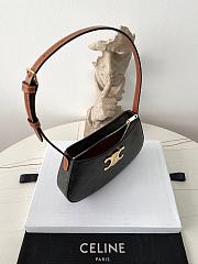 Fortok Celine MEDIUM TILLY BAG IN shiny calfskin 22×13.5×4cm - 5