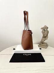 Fortok  CELINE Medium Cabas Anaïs Cuir Triomphe In Grained Calfskin Leather Brown 28×24×12cm - 6