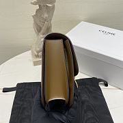 Fortok Celine Teen Classic Box Shoulder Bag Brown 24 X 18 X 7 cm - 4