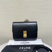 Fortok Celine Teen Classic Box Shoulder Bag Black 24 X 18 X 7 cm - 1