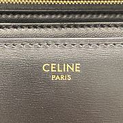 Fortok Celine Teen Classic Box Shoulder Bag Black 24 X 18 X 7 cm - 2