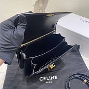 Fortok Celine Teen Classic Box Shoulder Bag Black 24 X 18 X 7 cm - 3
