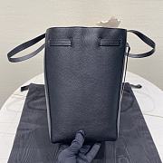 Fortok Celine Small Cabas Phantom tote bag Black 27 X 31 X 17 cm - 6