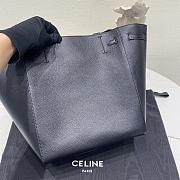 Fortok Celine Small Cabas Phantom tote bag Black 27 X 31 X 17 cm - 3