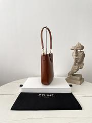 Fortok Celine Camille 16 Soft Bag in Tan 24.5×21.5×5cm  - 3