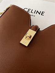 Fortok Celine Camille 16 Soft Bag in Tan 24.5×21.5×5cm  - 2
