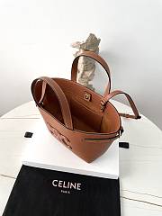 Fortok CELINE Mini Cabas Anaïs Cuir Triomphe In Grained Calfskin Leather Tan 20.5×19×9cm - 5