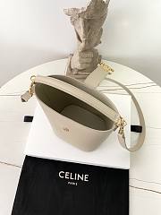Fortok Celine LOUISE BAG IN SMOOTH CALFSKIN Modern Taupe 16×19×12cm - 2