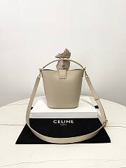 Fortok Celine LOUISE BAG IN SMOOTH CALFSKIN Modern Taupe 16×19×12cm - 4