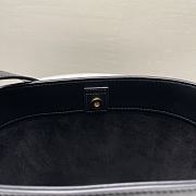 Fortok Celine Small Bucket Cuir Triomphe Shoulder Bag in smooth calfskin leather Black 30x22x13cm - 5