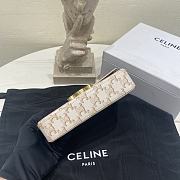 Fortok Women CELINE Shoulder Bag Claude In Triomphe Canvas And Calfskin Leather 20×10×4cm  - 6