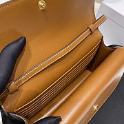 Fortok Celine Wallet on Strap in Triomphe Canvas and Smooth Lambskin 20 X 11.5cm - 5